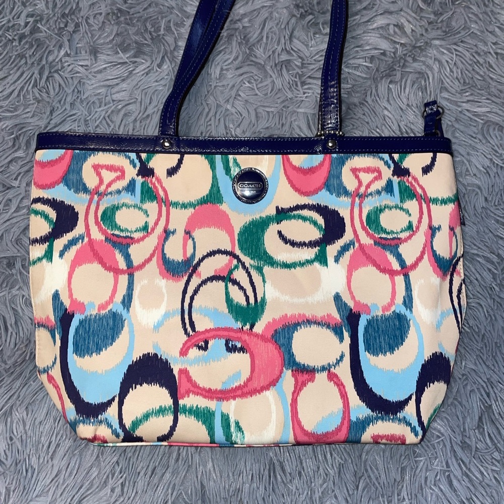 Coach Shoulder Bag Multicolored, Looks Brand New